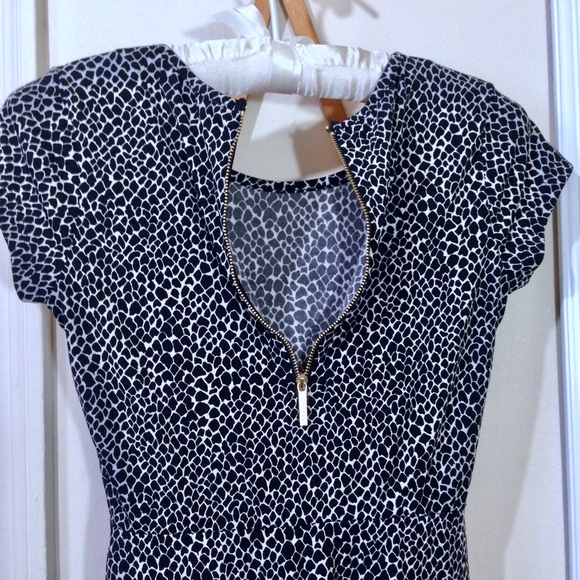 MICHAEL KORS Mini Dress Black White Size XS - Picture 7 of 8